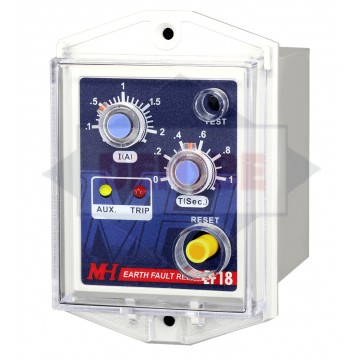 Earth Fault Relay EF 18 0.1-2A, AC 220/240V 50/60Hz Earth Fault Relay EF 18 0.1-2A, AC 220/240V 50/60Hz