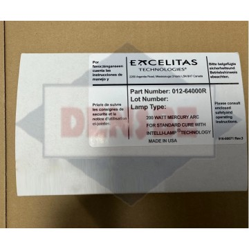 Excelitas Technologies / Lumen Dynamics (EXFO) PN:012‑64000R Excelitas Technologies / Lumen Dynamics (EXFO) PN:012‑64000R