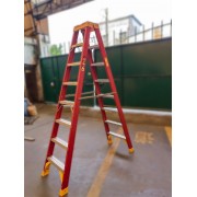 Fiberglass A-Frame Ladder – Double Sided, 8-Step Fiberglass A-Frame Ladder – Double Sided, 8-Step