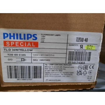 Philips TL-D 36W / 16 Yellow Fluorescent Tube