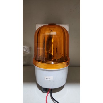 Rotating LED Alarm Lamp Light Emergency Flashing Signal Lamp Yellow